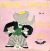 Babar en famille d'apr�s l'album de Jean de Brunhoff N�4 (variante rose p�le)